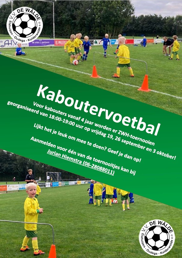 Kaboutervoetbal najaar 2025