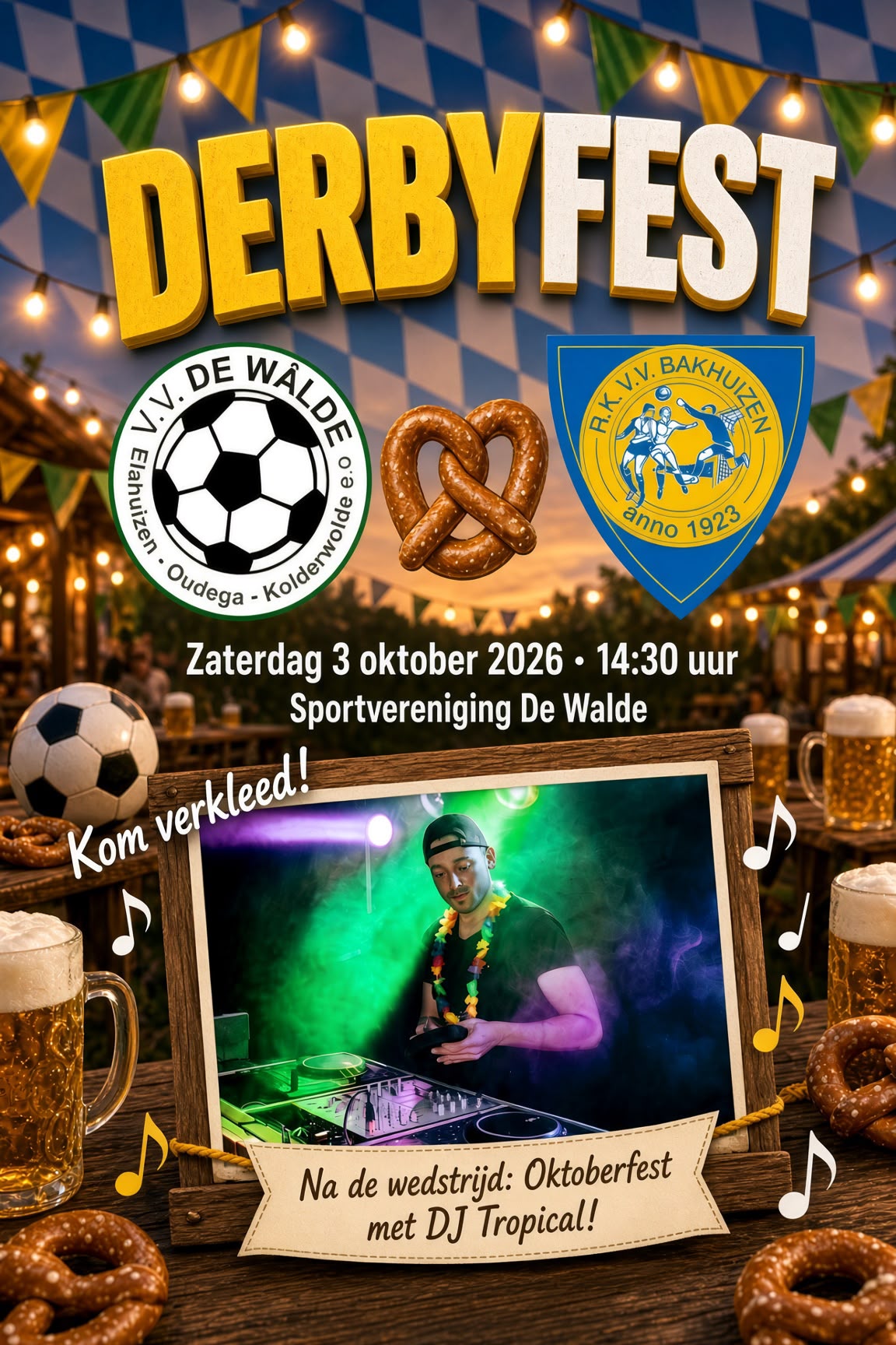 Derbyfest bij de Wâlde!